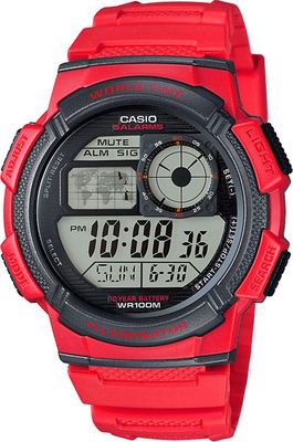 AE-1000W-4A  -  Японские наручные часы Casio Collection AE-1000W-4A с хронографом