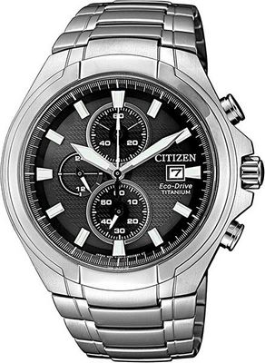 CA0700-86E  -  Японские титановые наручные часы Citizen CA0700-86E с хронографом