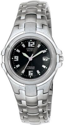 EW0650-51F  -  Японские титановые наручные часы Citizen EW0650-51F