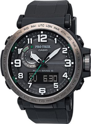PRW-6600Y-1E  -  Японские наручные часы Casio Pro Trek PRW-6600Y-1E с хронографом
