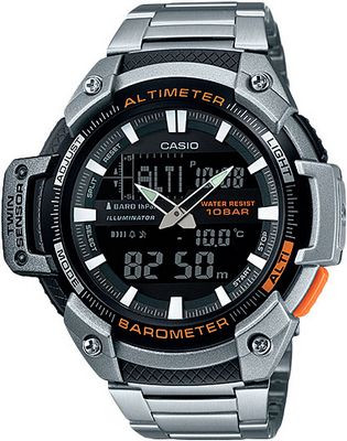 SGW-450HD-1B  -  Японские наручные часы Casio Collection SGW-450HD-1B с хронографом